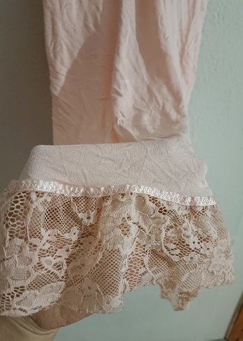 Penti Pembe Mini İp Askılı Bohem Kadın Gecelik