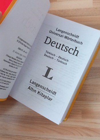 Redhouse İngilizce-Türkçe ve Langenscheidt Almanca Sözlük - Görsel 4