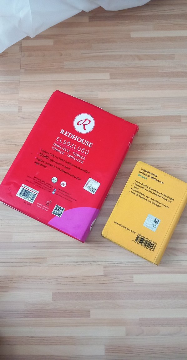 Redhouse İngilizce-Türkçe ve Langenscheidt Almanca Sözlük - Görsel 2