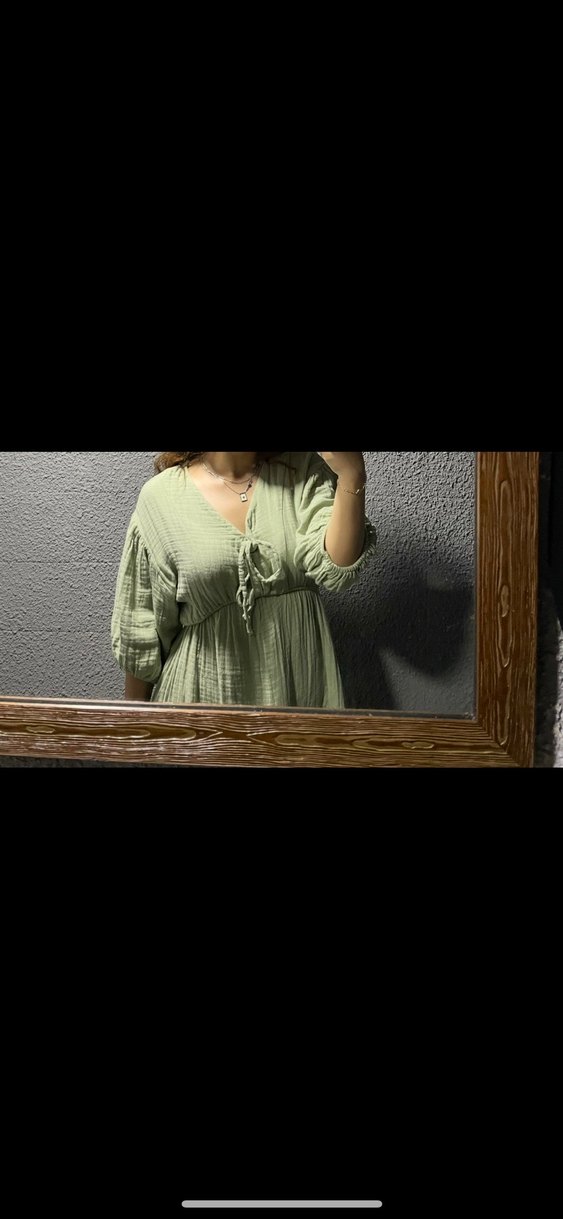 Kadın müslin elbise - Görsel 2