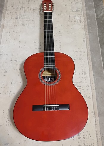 Kırmızı Klasik Gitar ve Kılıfı - Görsel 2