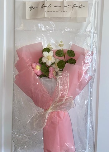 Pastel Pembe Çiçek Buketi