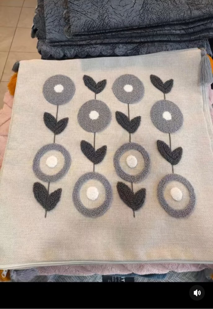 Renkli Nakışlı Bohem Yastık Kılıfı - Görsel 5