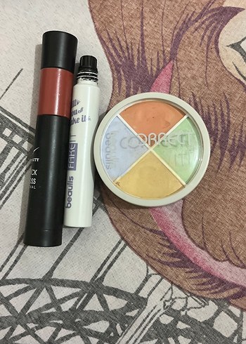 Bee Beauty Az kullanılmış makyaj malzemeleri