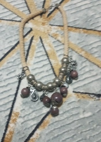 Uzun Boyunluklu Bohem Boncuklu Kolye - Görsel 3