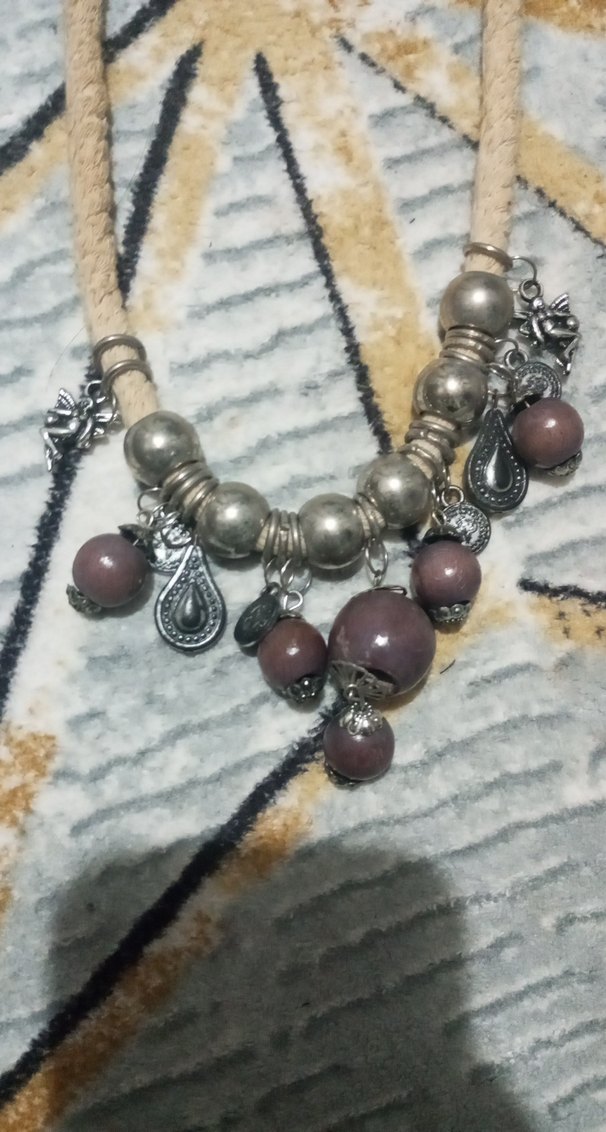 Uzun Boyunluklu Bohem Boncuklu Kolye - Görsel 2