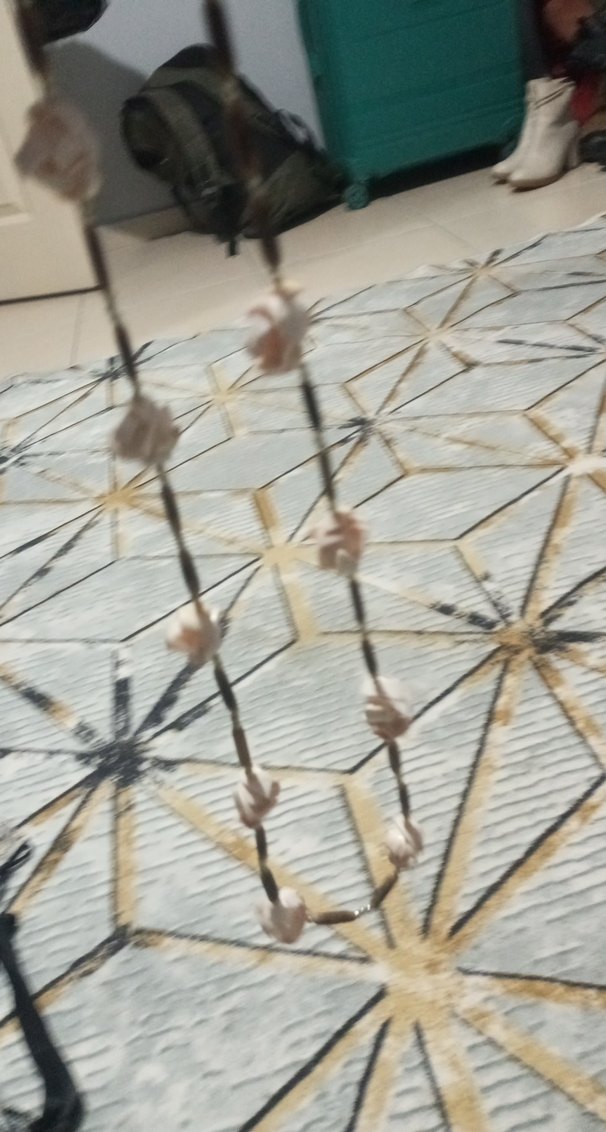 Uzun Bej Bohem Boncuklu Kolye - Görsel 3