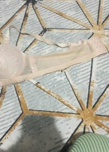 Nakış Detaylı Bej Vintage Bohem Sütyen - Görsel 3