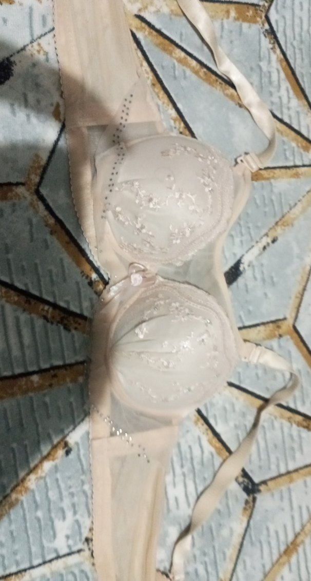 Nakış Detaylı Bej Vintage Bohem Sütyen - Görsel 4