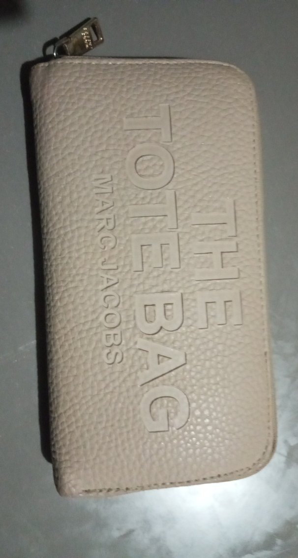 Bej Deri Kadın Fermuarlı Cüzdan - Görsel 3