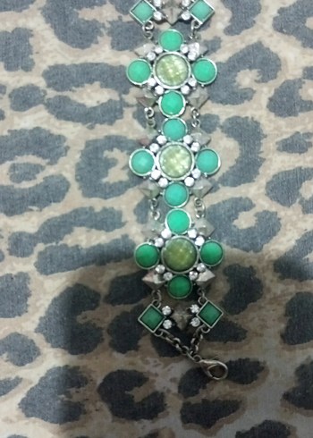 Turkuaz Boncuklu Bohem Kadın Bileklik - Görsel 3