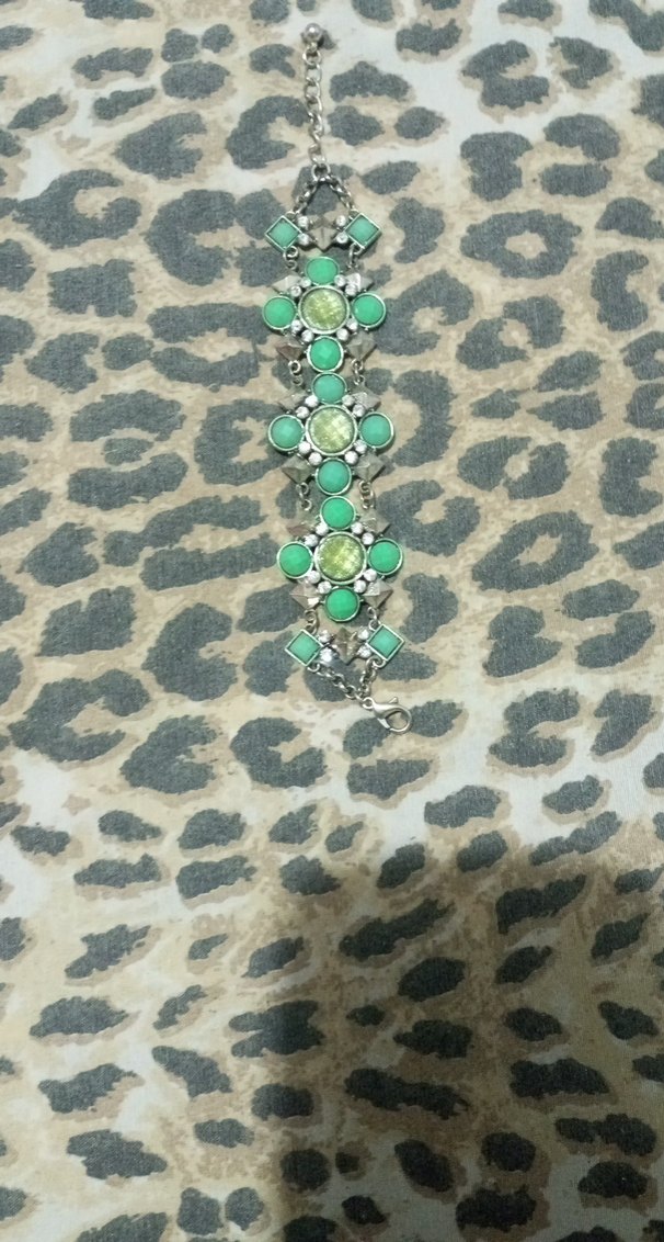 Turkuaz Boncuklu Bohem Kadın Bileklik - Görsel 2