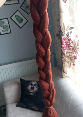 Örgü Yün fiber Kadın Saç Aksesuarı - Görsel 2