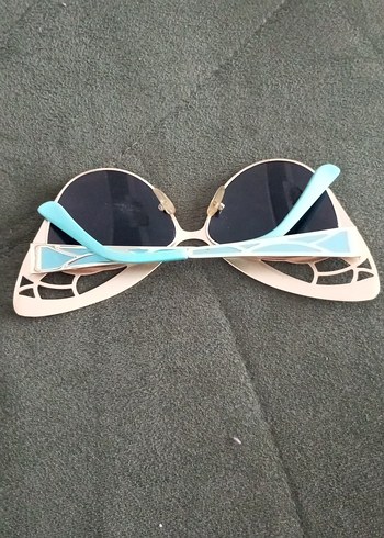 Mavi Fiyonk Detaylı Retro Kadın Gözlüğü - Görsel 6