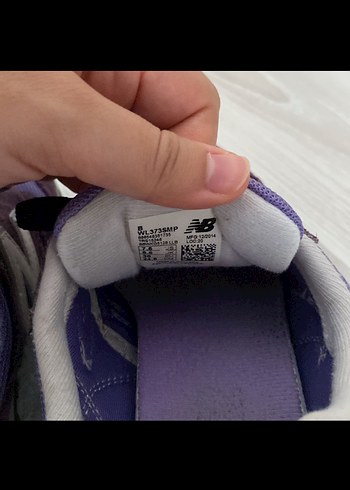 38 Beden mor Renk New Balance Kadın Mor Süet Spor Ayakkabı