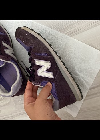 38 Beden New Balance Kadın Mor Süet Spor Ayakkabı