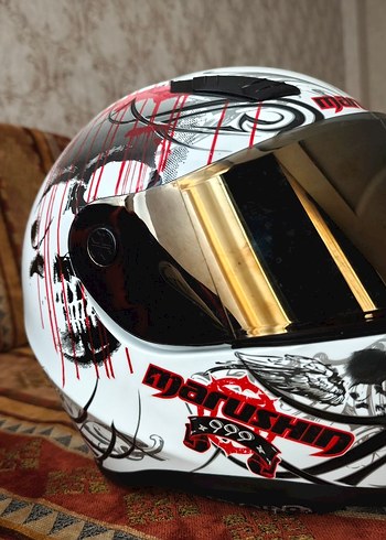 Marushin 999 rs Motor Kaskı M - Görsel 3