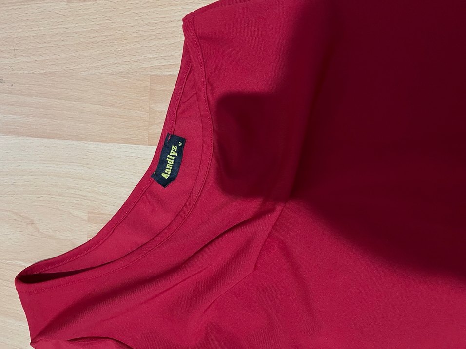 Kırmızı Straplez Mini Elbise - Görsel 3