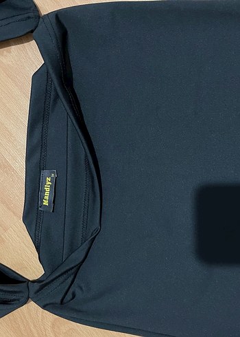 Siyah Straplez Mini Elbise - Görsel 4