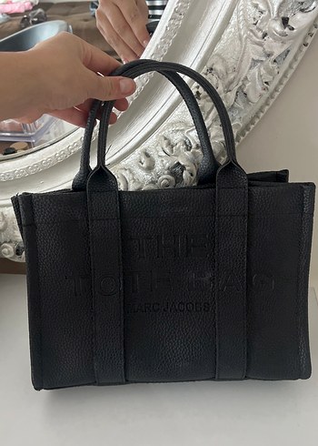  Beden Siyah Deri Fermuarlı Kadın El Çantası