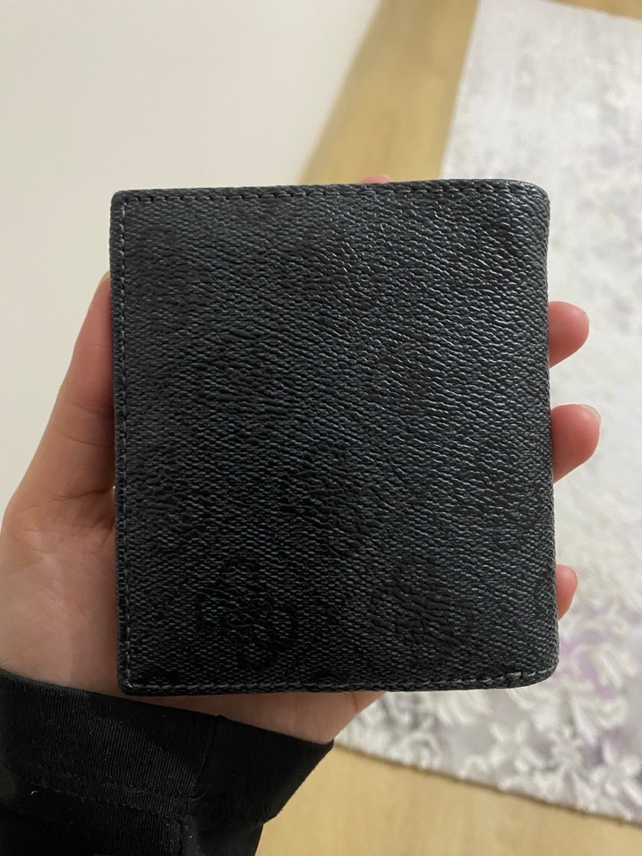 Siyah Deri Erkek Cüzdanı - Guess - Görsel 2