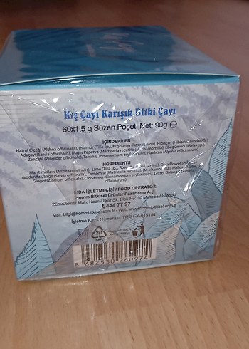Homm Vita Kış Çayı 60 Süzen Poşet - Görsel 2