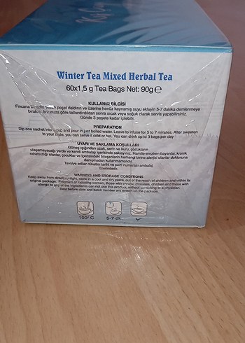 Homm Vita Kış Çayı 60 Süzen Poşet - Görsel 4