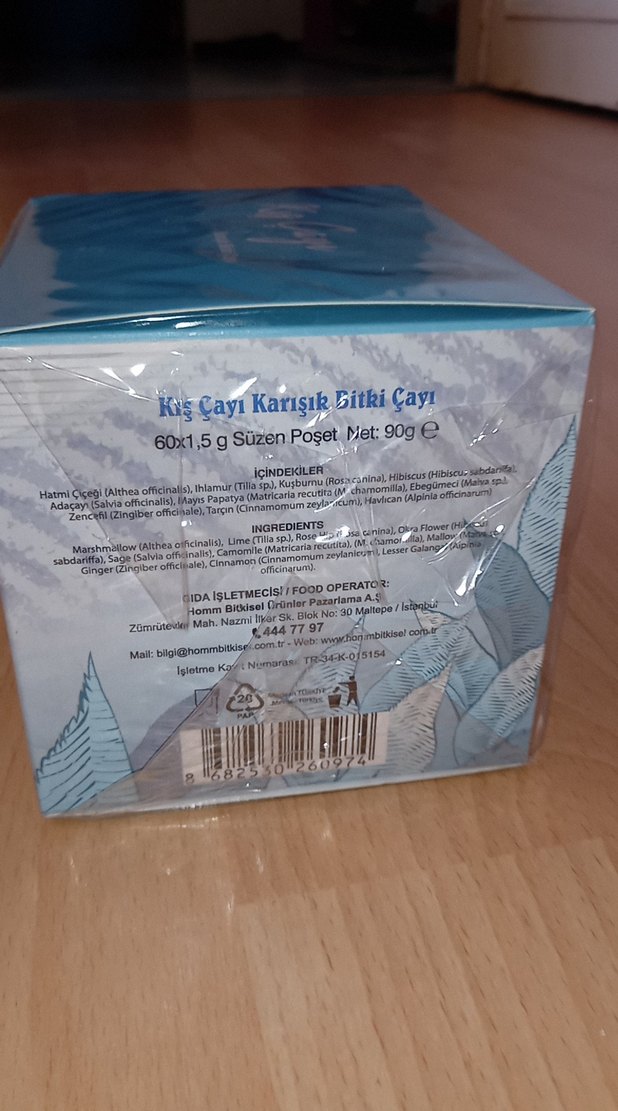 Homm Vita Kış Çayı 60 Süzen Poşet - Görsel 2