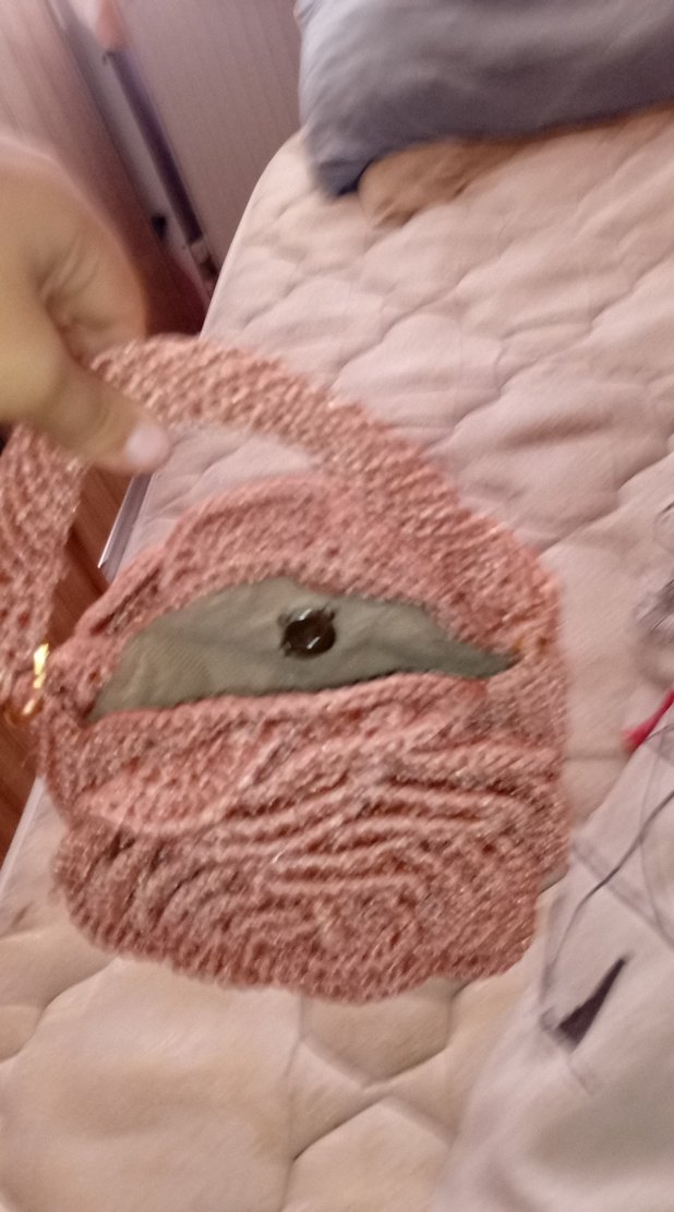 Bohem Örgü Kadın Çanta - Görsel 4