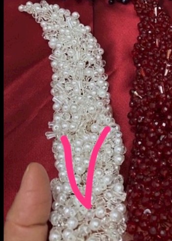 Accessorize İncili Gelin Tacı