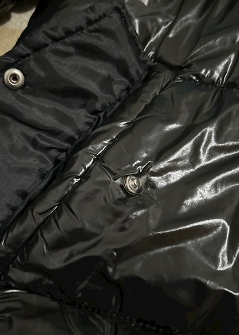 s Beden Siyah Street Wear Kadın Mont