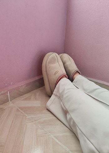 UGG bot Beyaz Süet Kadın Terlikler Wedge Topuklu