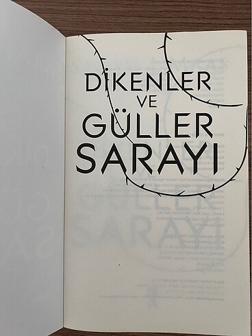 Beden Renk Dikenler ve Güller Sarayı - Saray J. Maas #