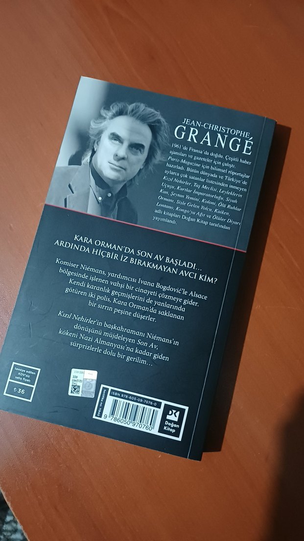 Jean-Christophe Grangé - Son Av Roman - Görsel 2