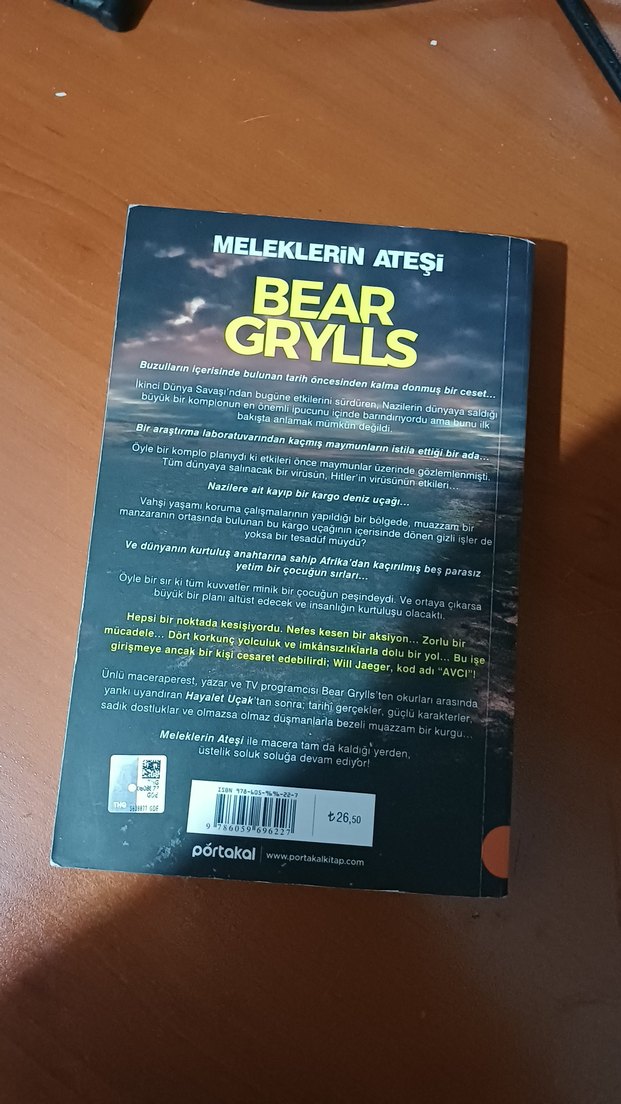 Meleklerin Ateşi - Bear Grylls Roman - Görsel 2