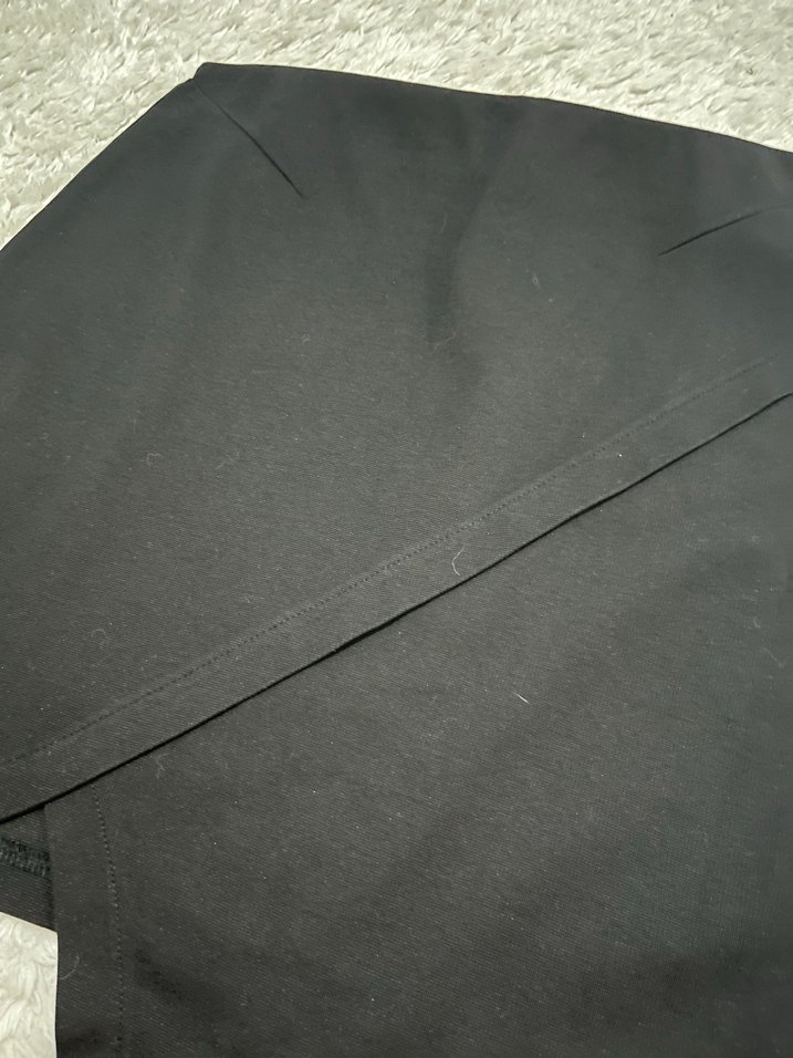 Siyah Asimetrik Mini Etek - Görsel 2