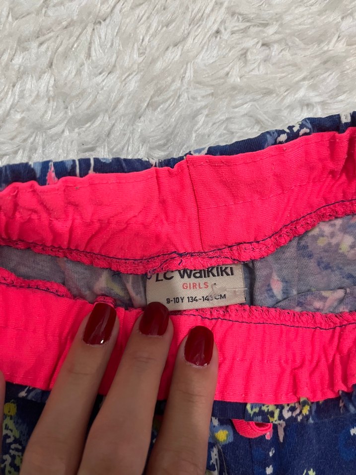 Kız Çocuk  Renkli Şort - Görsel 2