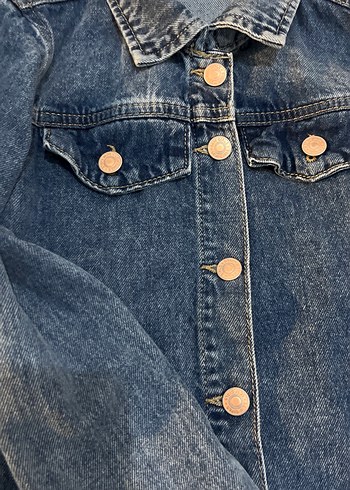 kiz cocuk jean ceket - Görsel 3