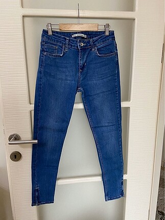 Fermuar detaylı jean