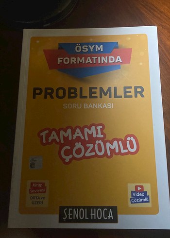 Şenol Hoca ÖSYM Formatında Problemler Soru Bankası