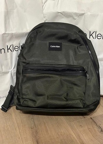  Beden Calvin Klein Yeşil Sade Erkek Sırt Çantası
