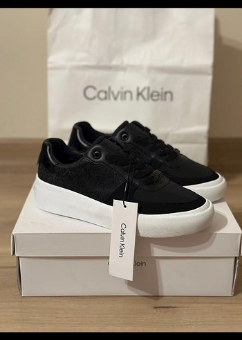 Calvin Klein Siyah Platform Taban Kadın Spor Ayakkabı