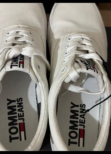 37 Beden beyaz Renk Tommy hilfiger kadın spor ayakkabı 