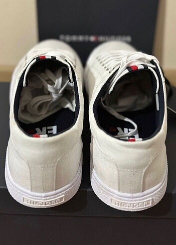 41 Beden beyaz Renk Tommy hilfiger erkek spor ayakkabı 