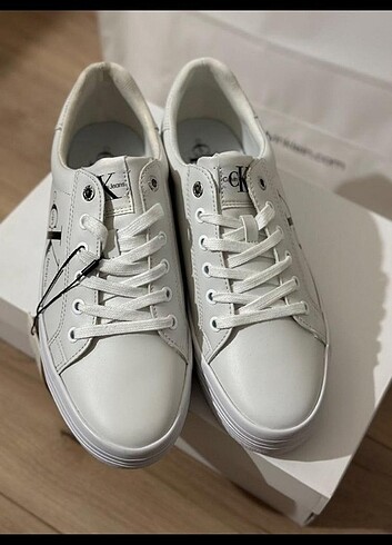 Calvin Klein Calvin klein kadın deri spor ayakkabı