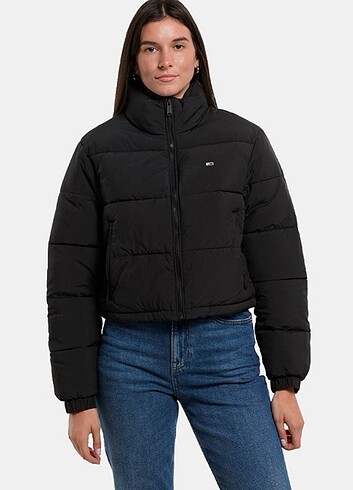 Tommy hilfiger crop puffer mont