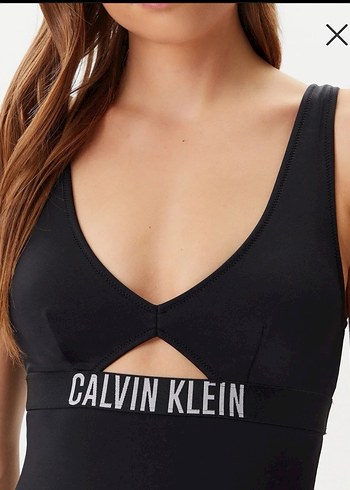 Calvin Klein Siyah Kadın Mayo - Görsel 3