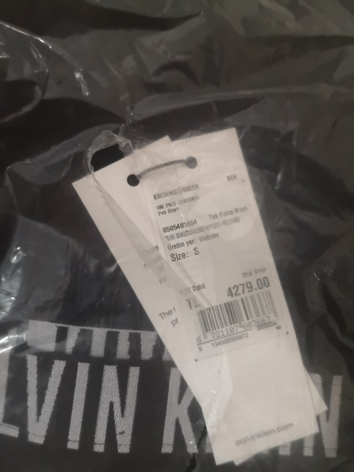 Calvin Klein Siyah Kadın Mayo - Görsel 5