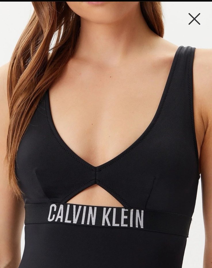 Calvin Klein Siyah Kadın Mayo - Görsel 3
