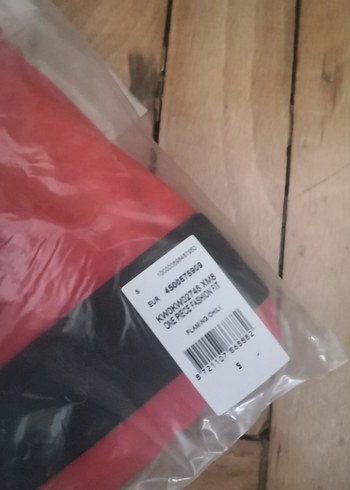 Calvin Klein Kırmızı Mini Kemerli Mayo - Görsel 7